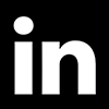 LinkedIn icon black